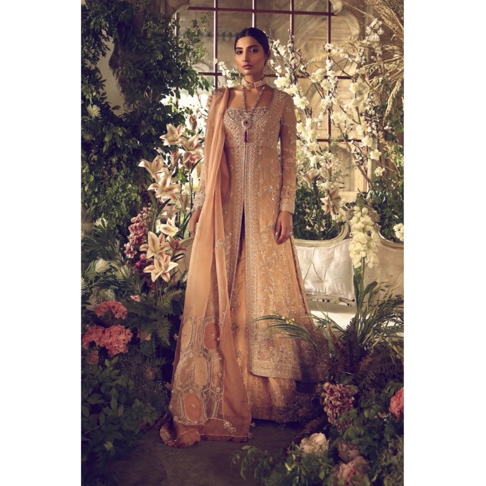 Elan Blush and Gold Bridal Size M LIKE NEW